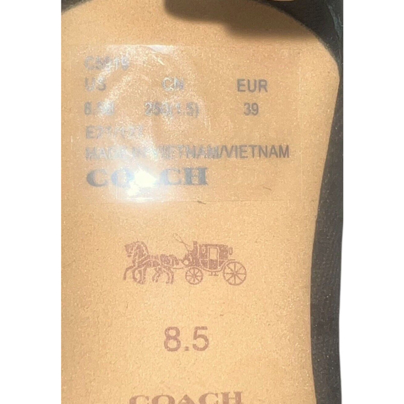 Coach Womens Jewel Knit Pointed Toe Booties Ankle Boots Shoes 8.5 - Picture 9 of 10